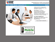 Tablet Screenshot of erpsystems.fi